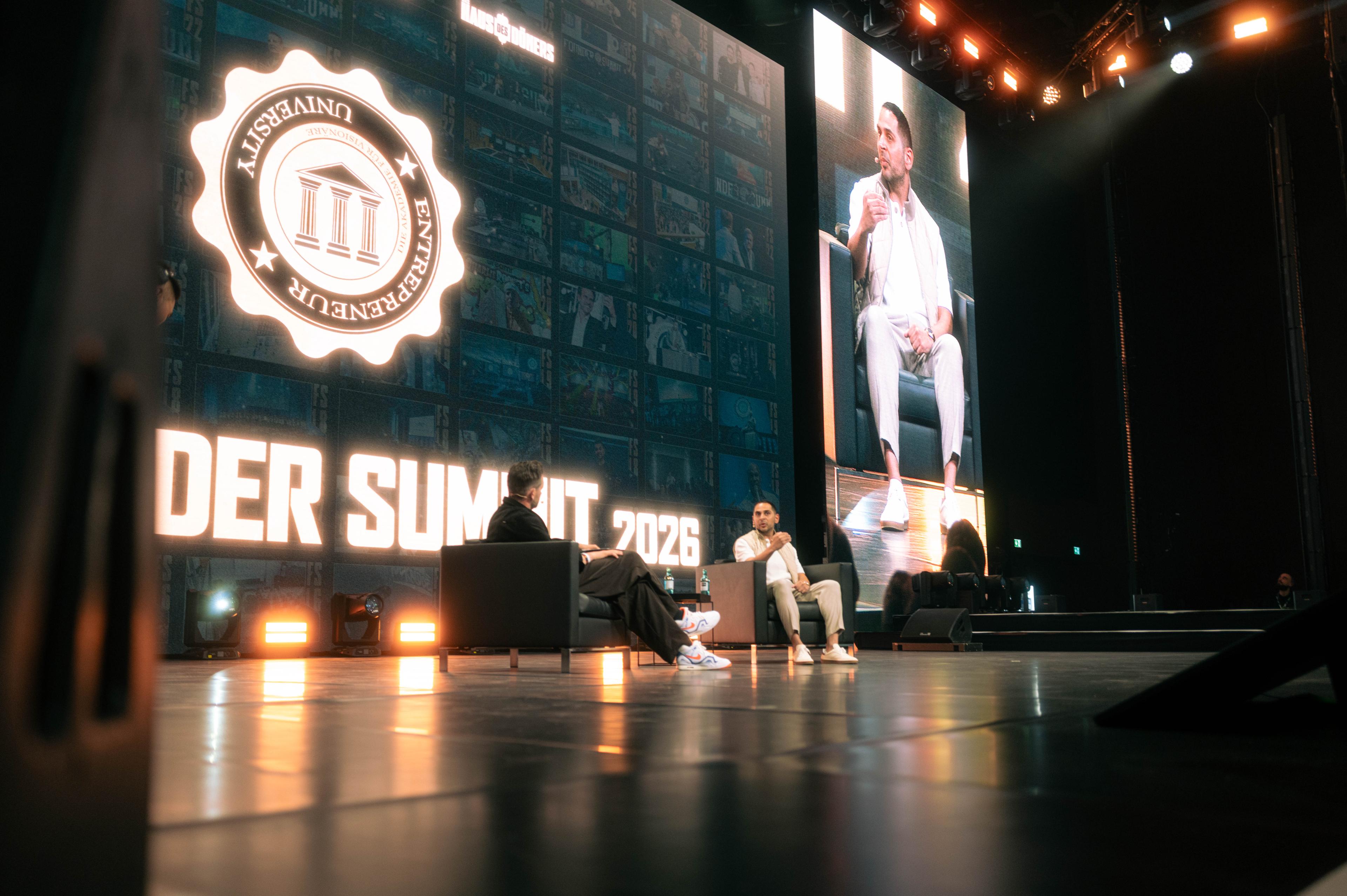 Omid Mouazzen beim Founder Summit